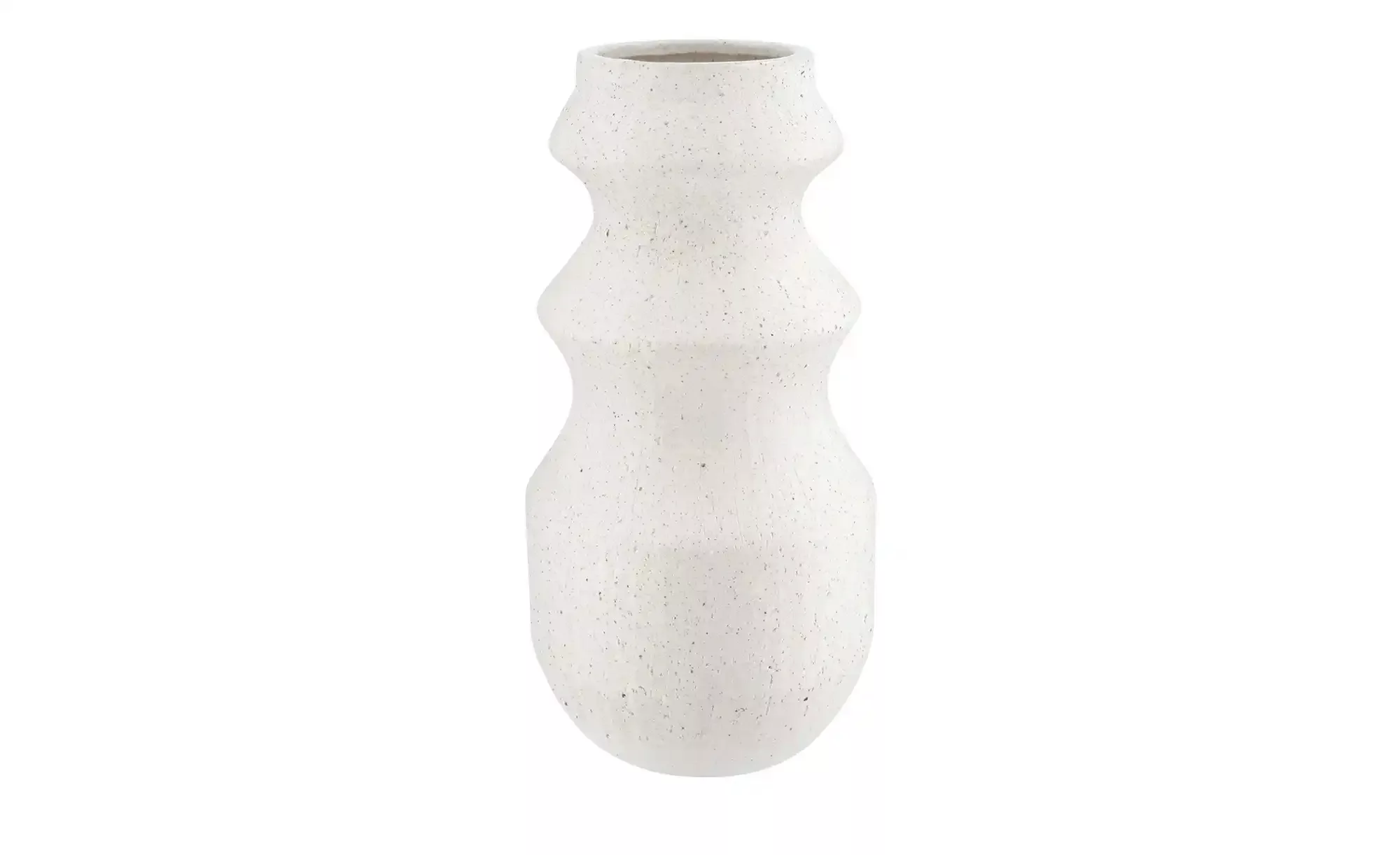 Vase ¦ weiß ¦ Steinzeug ¦ Maße (cm): H: 29,7  Ø: 15 Accessoires > Vasen - H günstig online kaufen