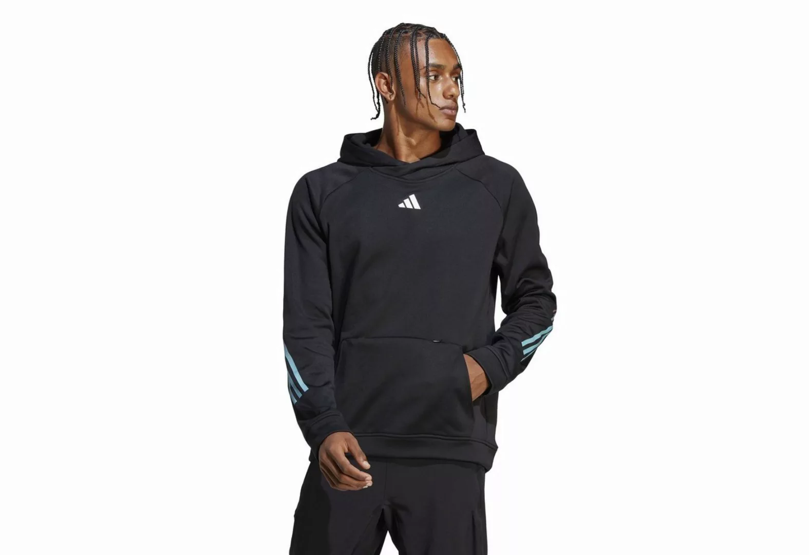 adidas Performance Kapuzensweatshirt TI 3S HOODIE BLACK günstig online kaufen