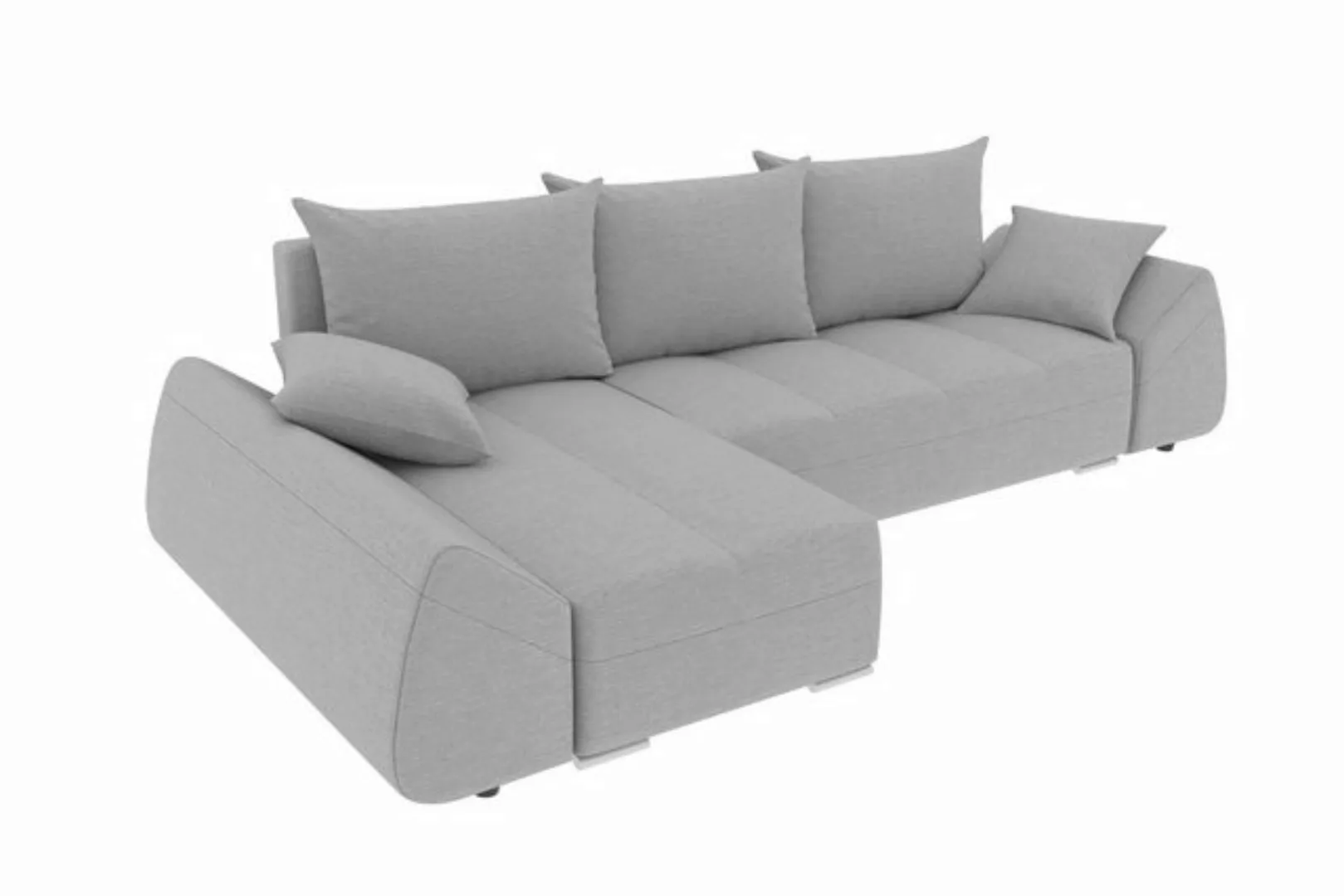 Stylefy Ecksofa Cascade, L-Form, Eckcouch, Sofa, Sitzkomfort, mit Bettfunkt günstig online kaufen