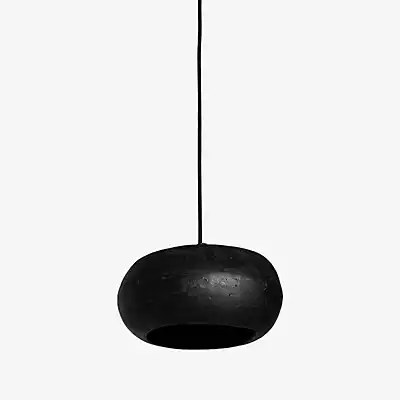 Ay Illuminate Pebble Pendelleuchte, schwarz - 28 cm günstig online kaufen