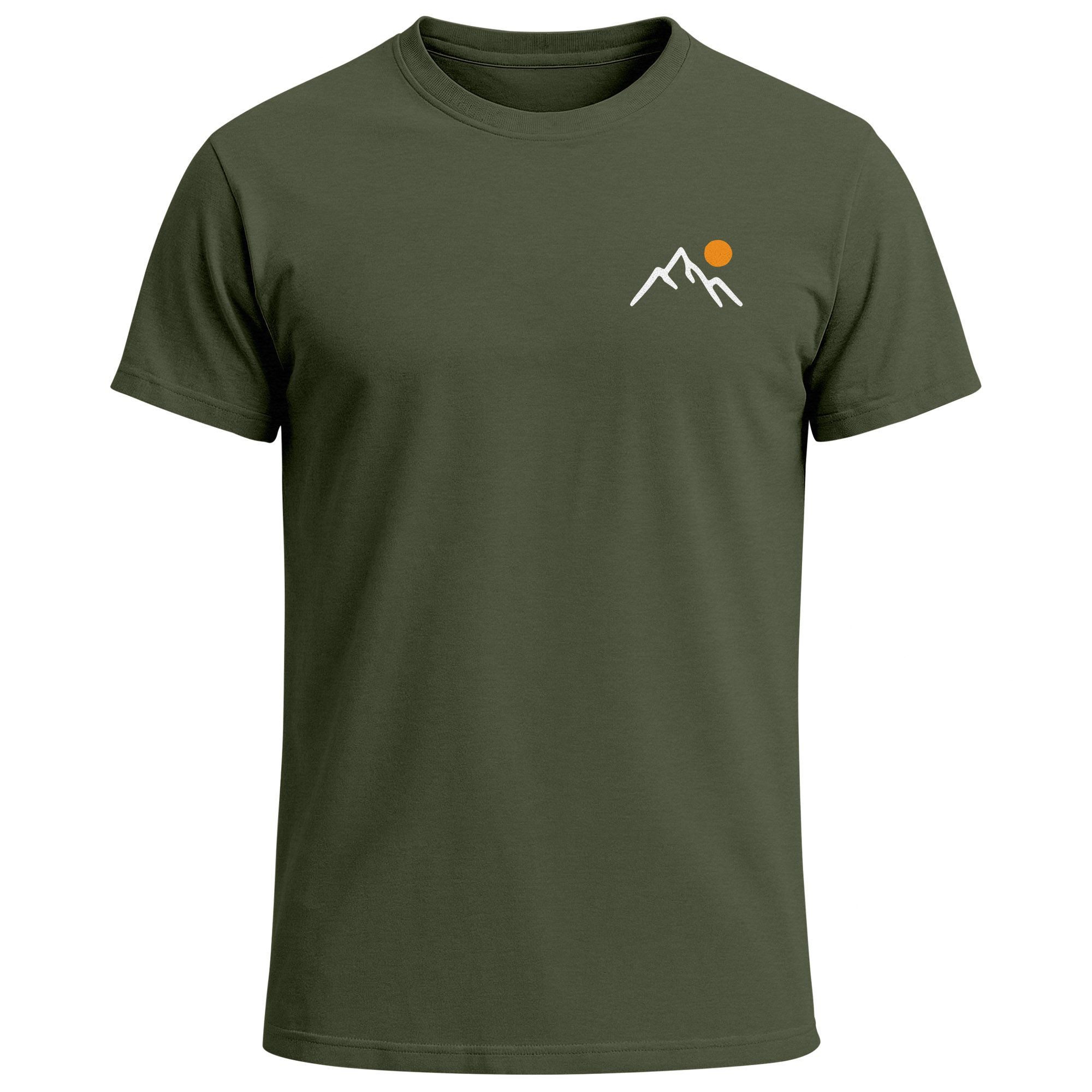 Neverless Print-Shirt Herren T-Shirt mit Bergmotiv, günstig online kaufen