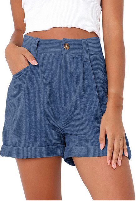 CHENIN Relaxshorts Lässige damenhose mit hoher taille, einfarbig, lockere s günstig online kaufen