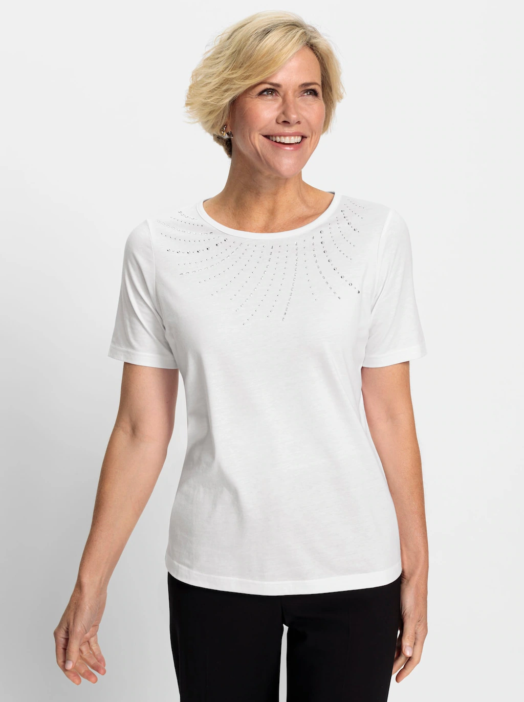 Inspirationen Kurzarmshirt "Rundhals-Shirt", (1 tlg.) günstig online kaufen