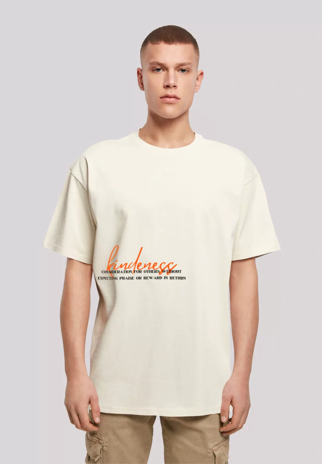 F4NT4STIC T-Shirt "kindness OVERSIZE TEE", Print günstig online kaufen