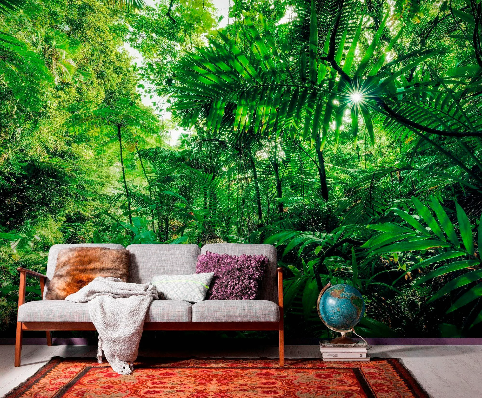 Komar Vliestapete »Into The Jungle«, 400x250 cm (Breite x Höhe), Vliestapet günstig online kaufen