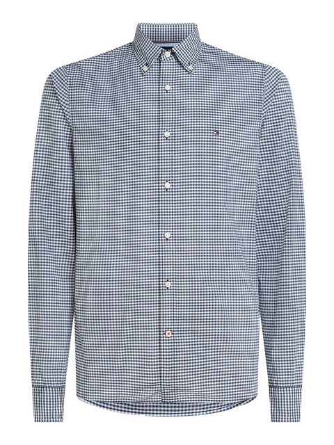 Tommy Hilfiger Karohemd FLEX TEXTURED GINGHAM SF SHIRT mit kleiner Logostic günstig online kaufen