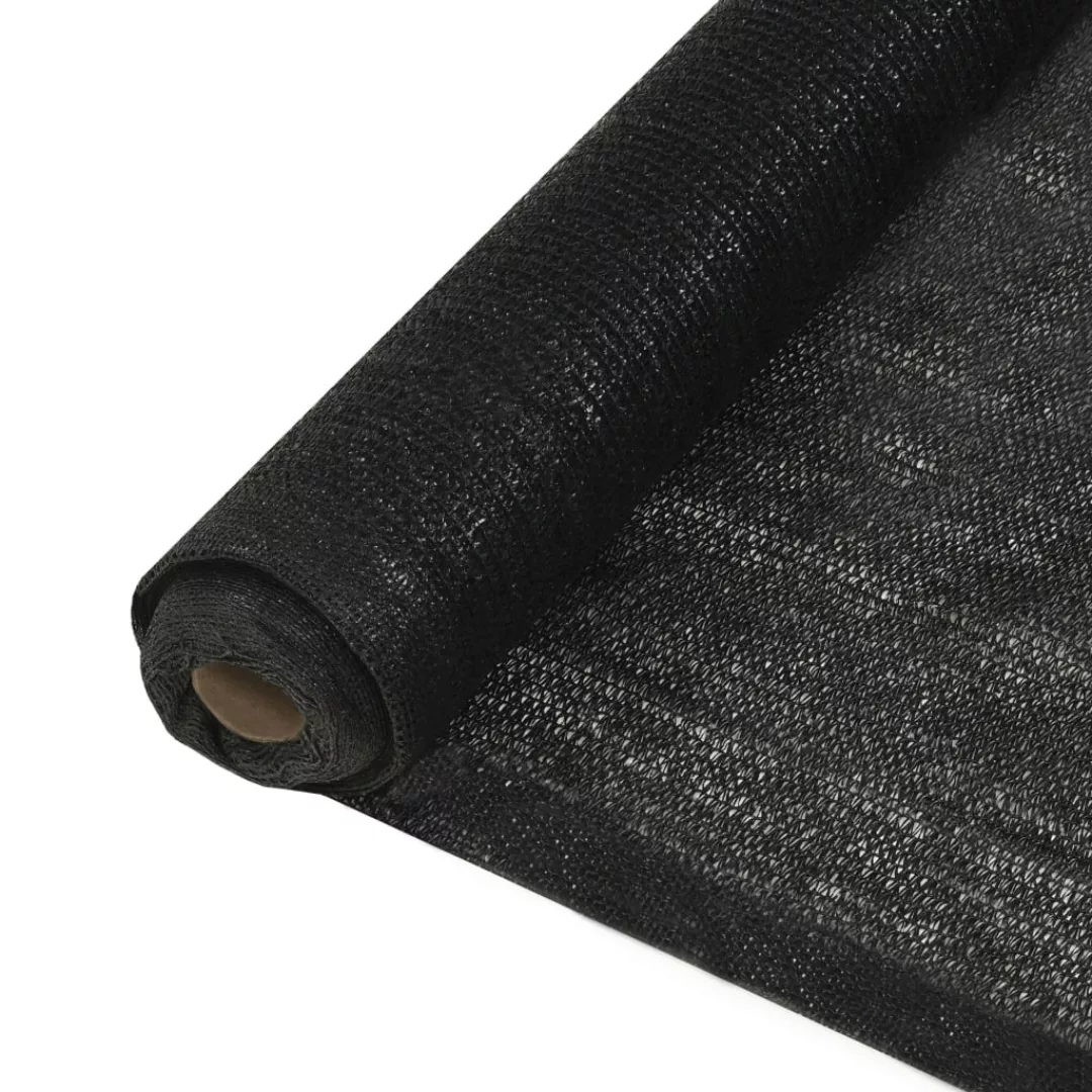 Sichtschutznetz Hdpe 1x25 M Schwarz 150 G/m² günstig online kaufen