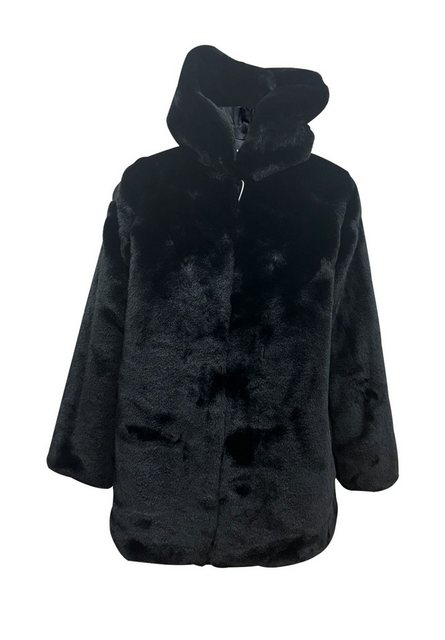 GINI LONDON Outdoorjacke Gini Hooded Long Sleeve Faux Fur Gini Langarm-Kuns günstig online kaufen