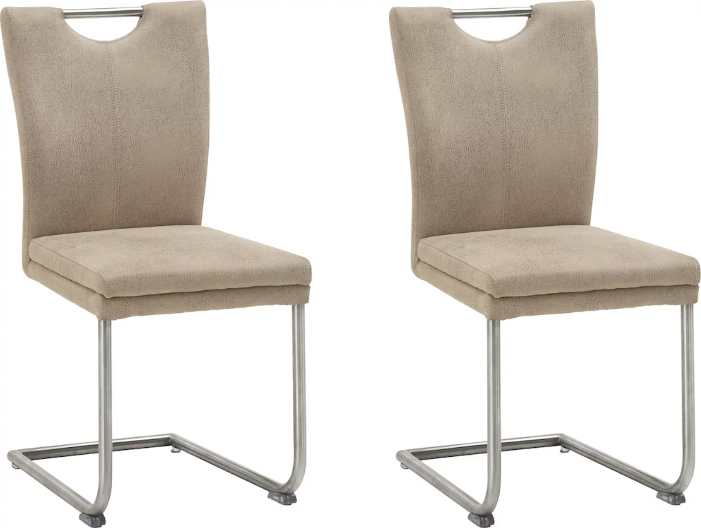 NIEHOFF SITZMÖBEL Esszimmerstuhl "Top Chairs", Microfaser, Griff im Rücken, günstig online kaufen