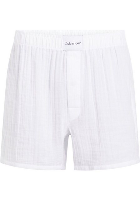 Calvin Klein Underwear Schlafshorts BOXER SLIM mit Markenlabel auf dem Bund günstig online kaufen