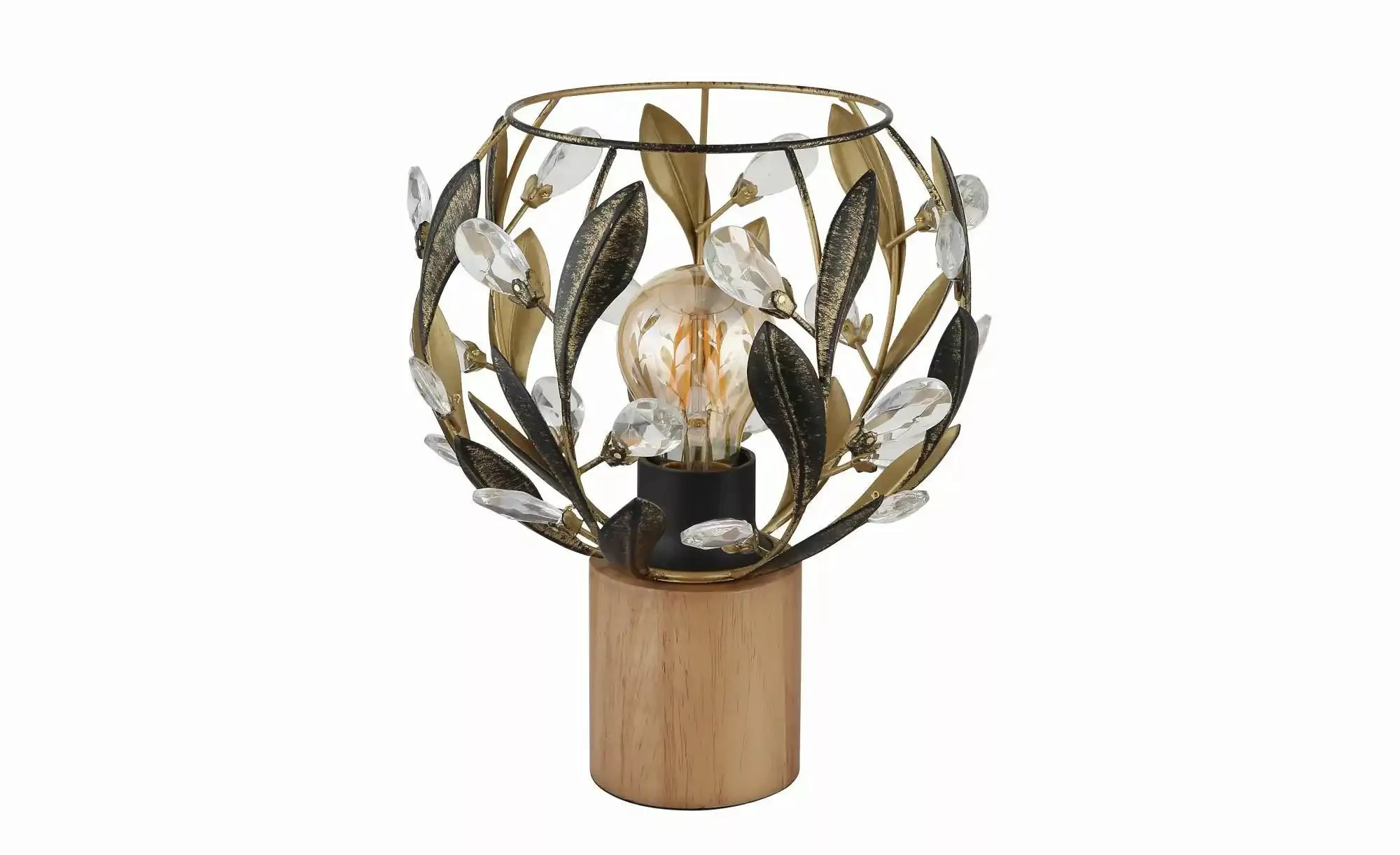 Globo Lighting Tischleuchte   ¦ braun ¦ Maße (cm): B: 20 H: 25  Ø: 20 Lampe günstig online kaufen