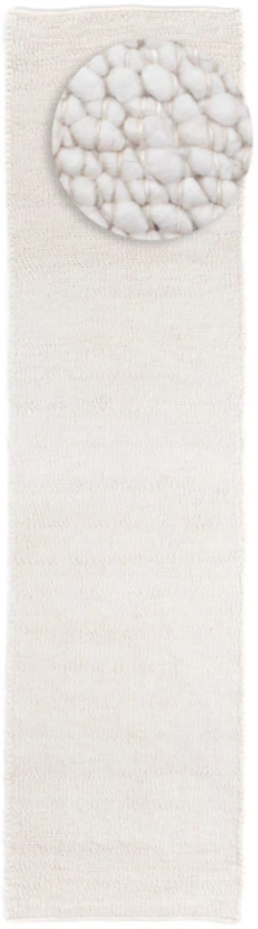 morgenland Wollteppich »Toska - weiß«, rechteckig günstig online kaufen