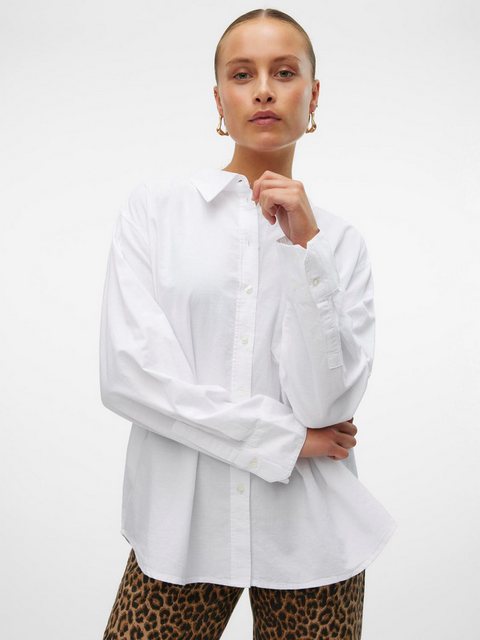 Vero Moda Blusenshirt Bluse locker geschnitten Hemdkragen Streifenmuster 78 günstig online kaufen