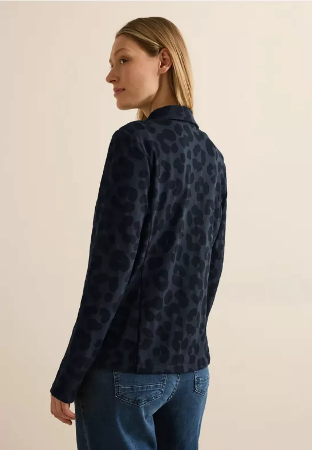 Blazer mit Leo-Struktur günstig online kaufen