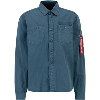 Alpha Industries  T-Shirts & Poloshirts Air Force EMB Shirt - vintage marin günstig online kaufen