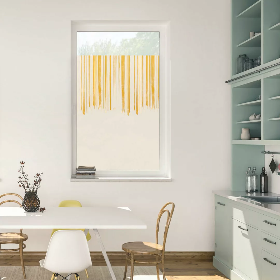 LICHTBLICK Fensterfolie senf B/L: ca. 50x50 cm günstig online kaufen