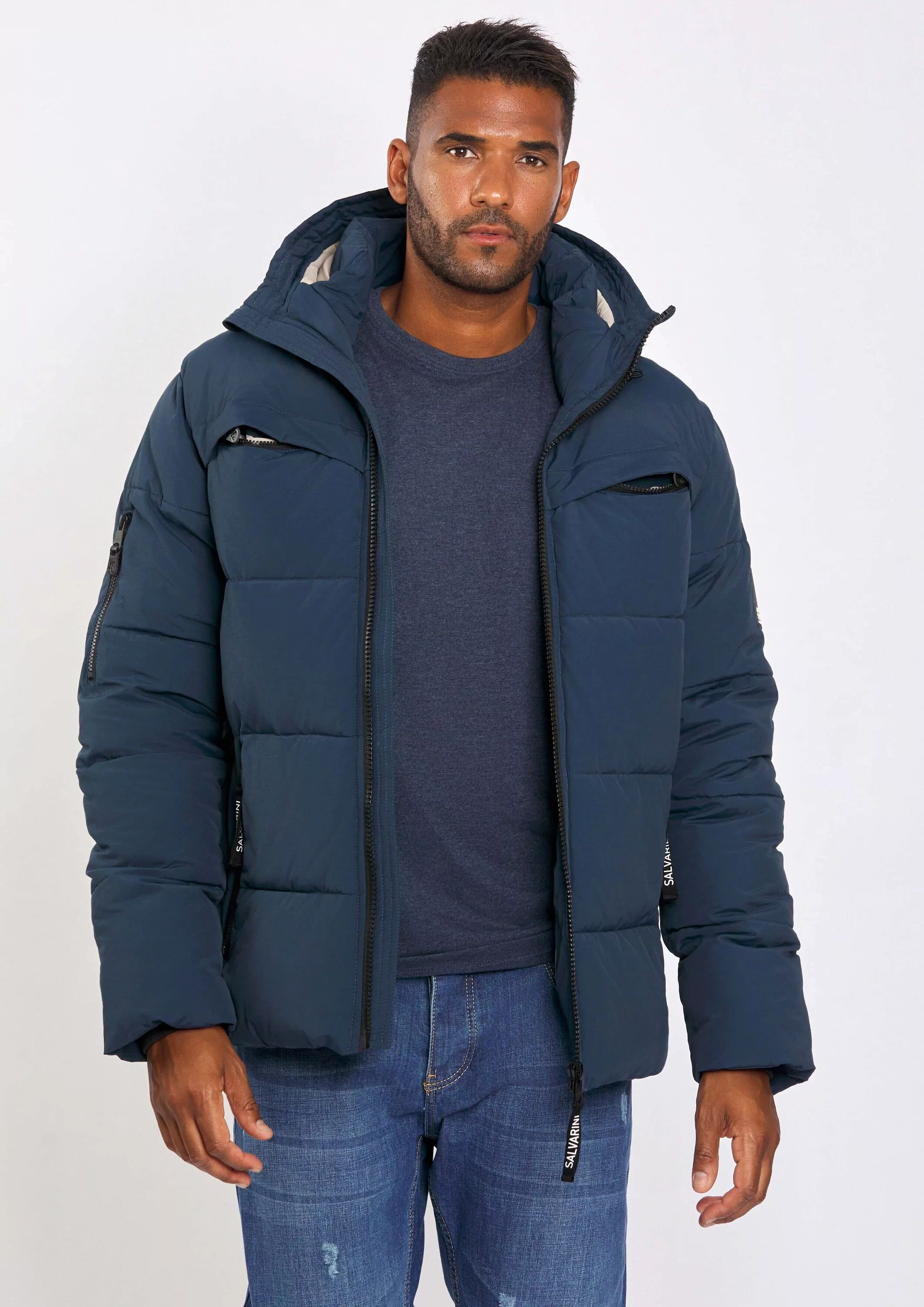 Alessandro Salvarini Winterjacke "ASDiego", mit extra hohem Kragen und viel günstig online kaufen