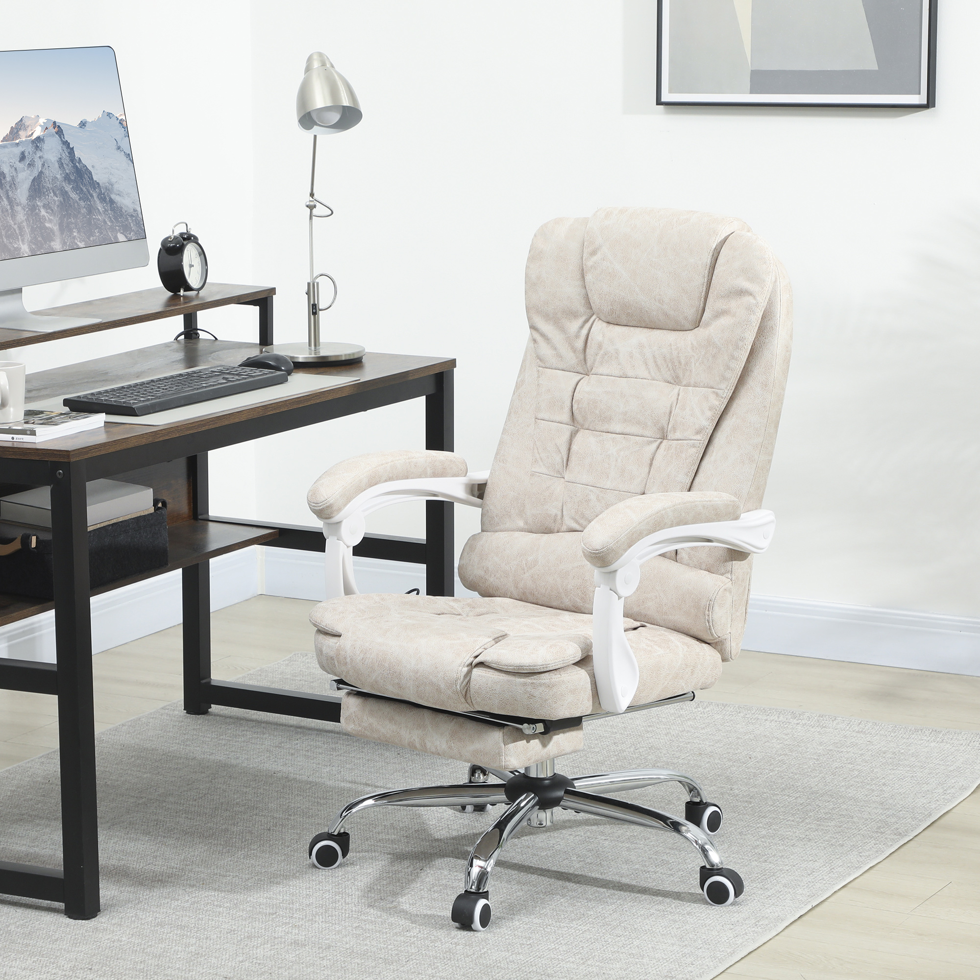 Vinsetto Massagesessel und Heizung Bürostuhl, ergonomischer Bürostuhl mit H günstig online kaufen