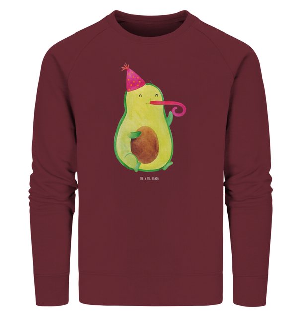 Mr. & Mrs. Panda Longpullover Größe XXL Avocado Feier - Burgundy - Geschenk günstig online kaufen