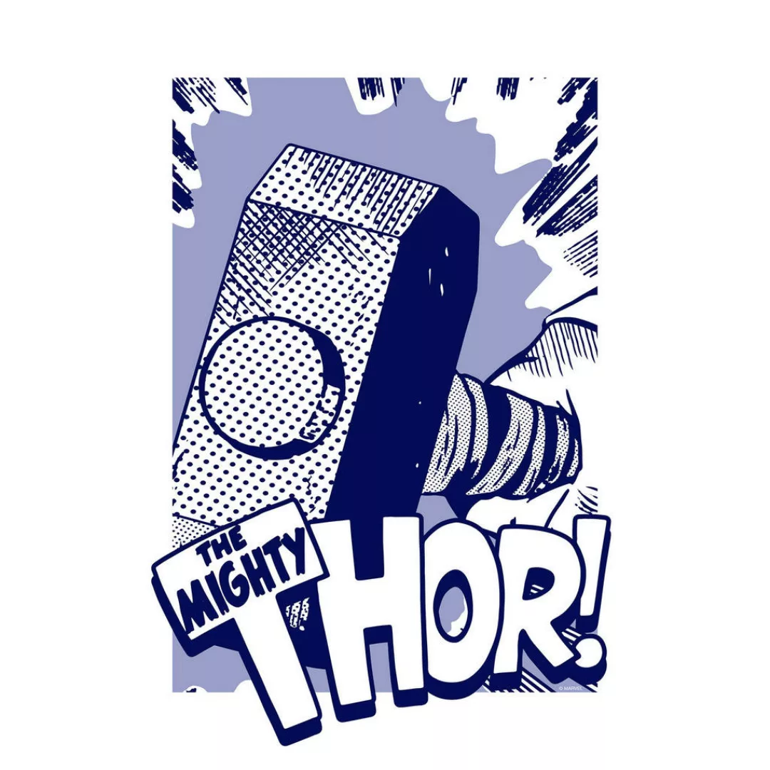 Komar Wandbild Thor Mjölnir Disney B/L: ca. 30x40 cm günstig online kaufen