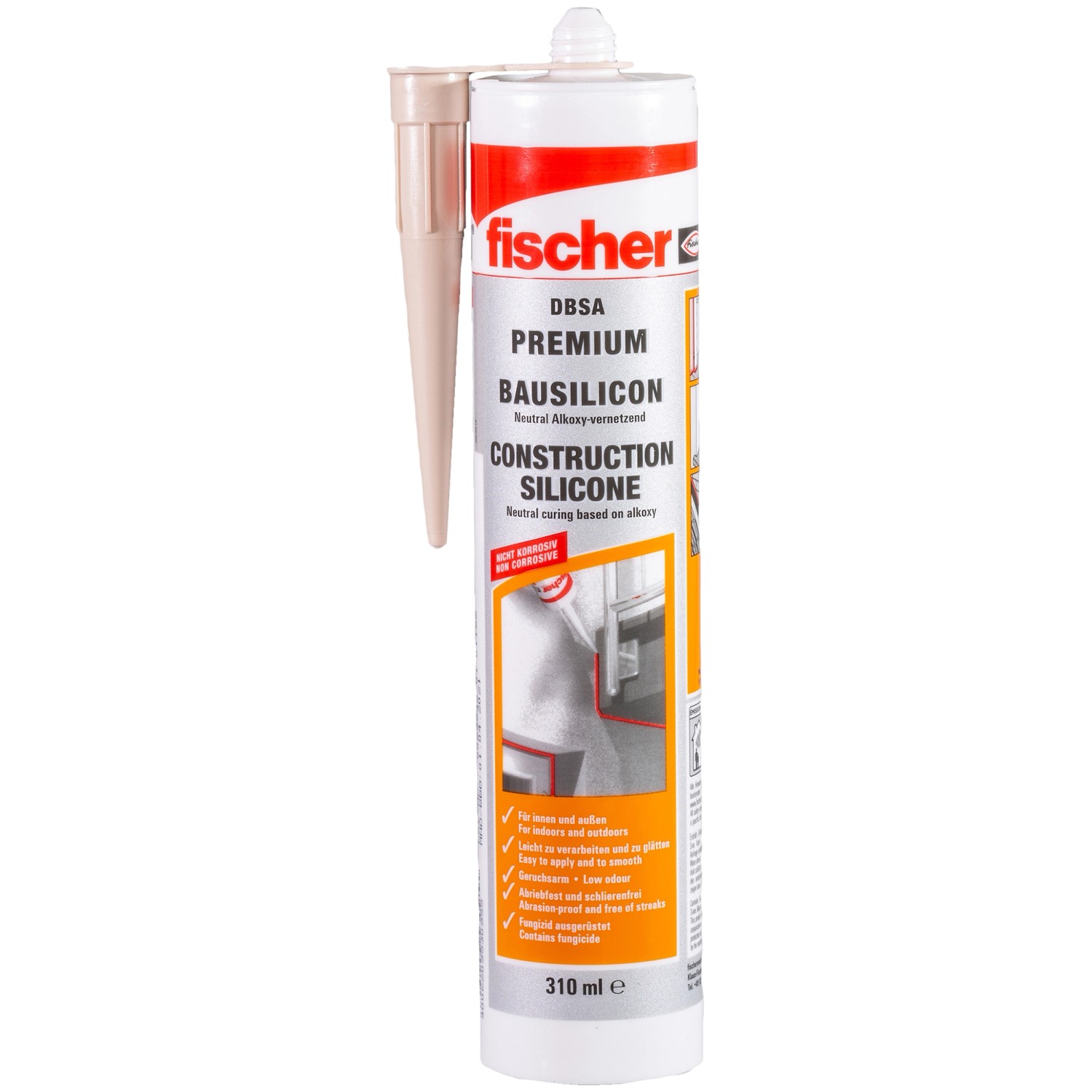 Fischer Bausilicon DBSA Schiefergrau 310 ml günstig online kaufen