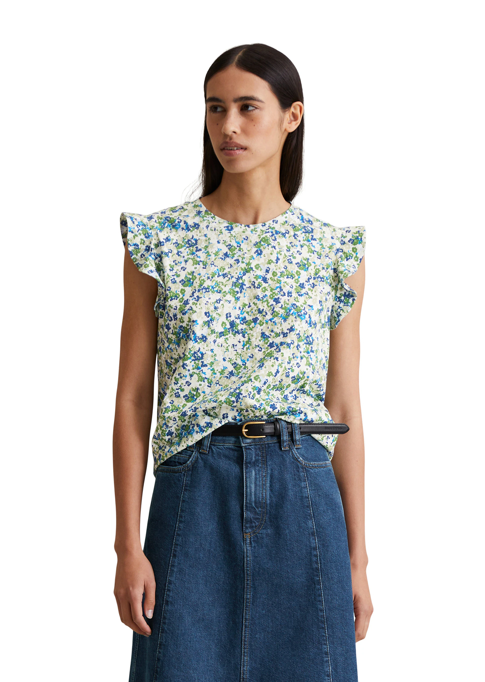 Marc OPolo DENIM T-Shirt "mit Allover-Print" günstig online kaufen
