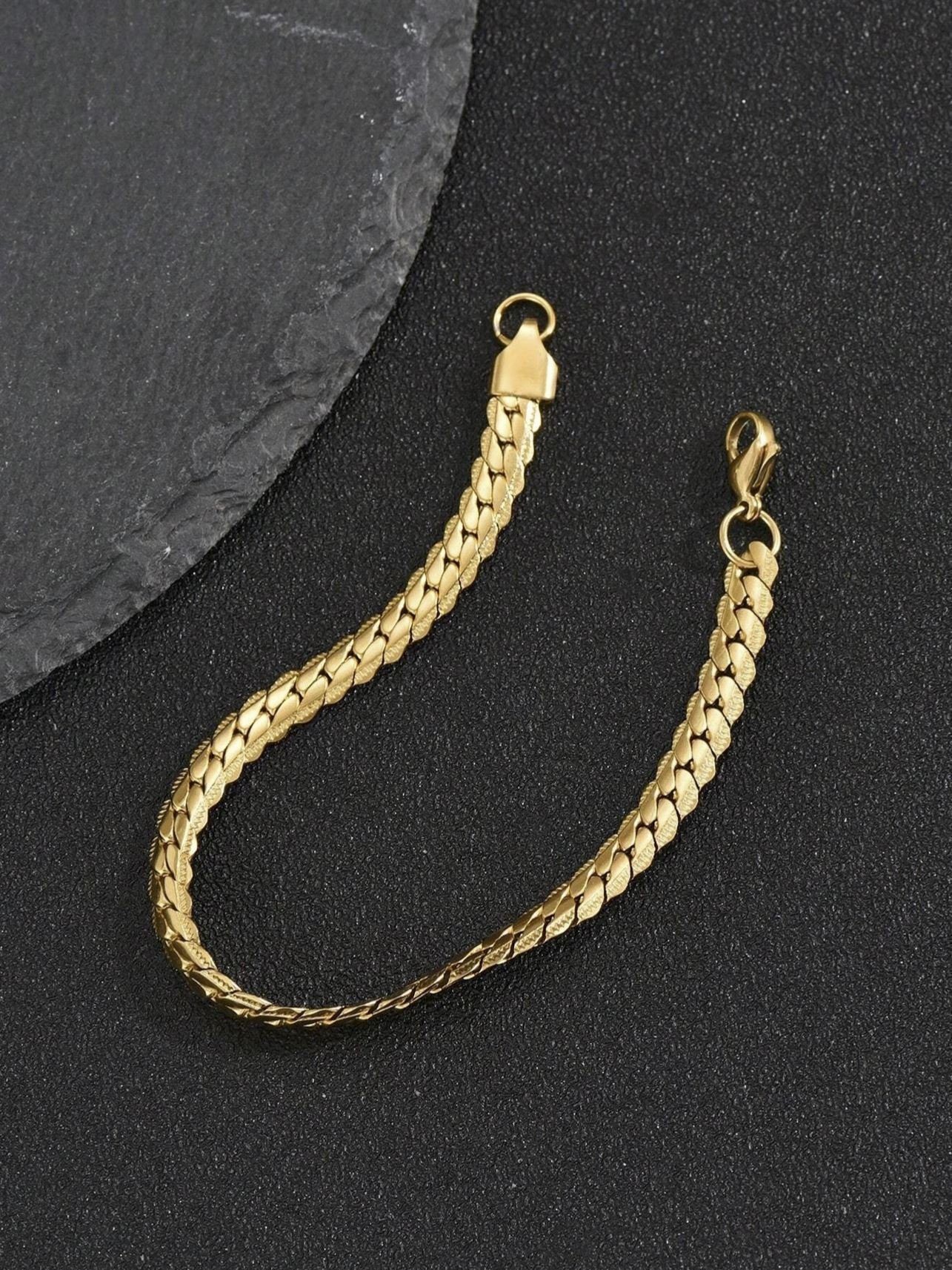 GOLDKLEIN Edelstahlarmband Herren Edelstahl Panzerarmband Schmuck günstig online kaufen