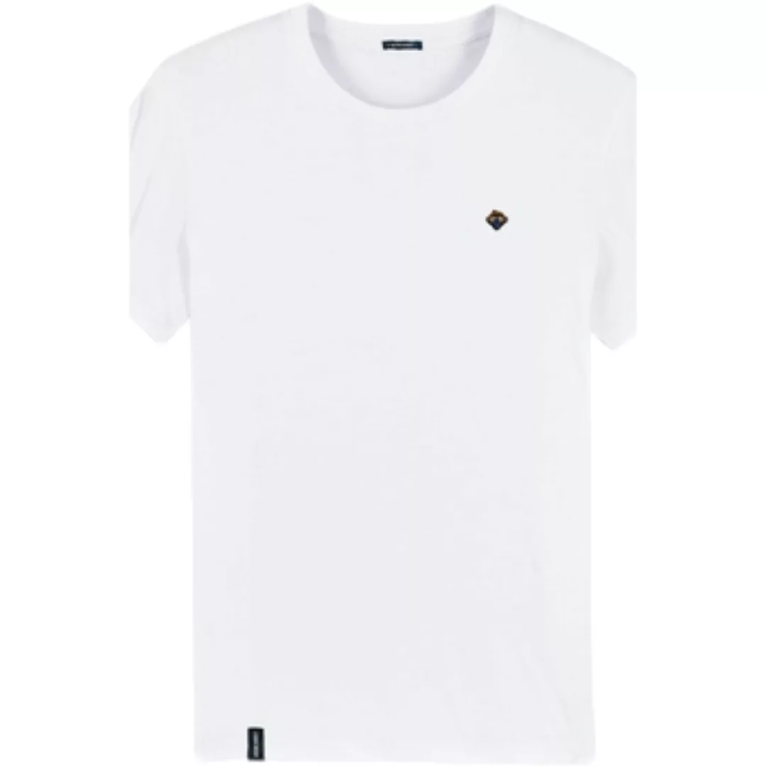 Organic Monkey  T-Shirts & Poloshirts T-Shirt  - White günstig online kaufen