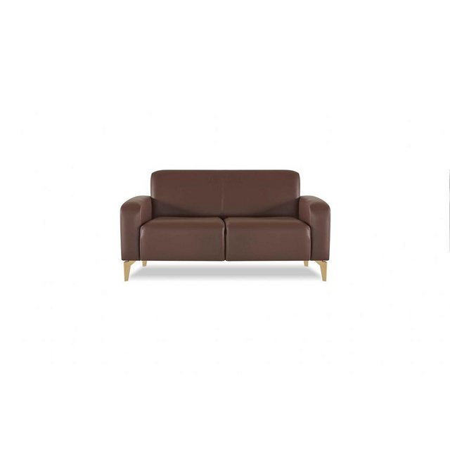 JVmoebel 2-Sitzer Sofa 2-Sitzer Braun Einfarbig Modern Design Arbeitszimmer günstig online kaufen