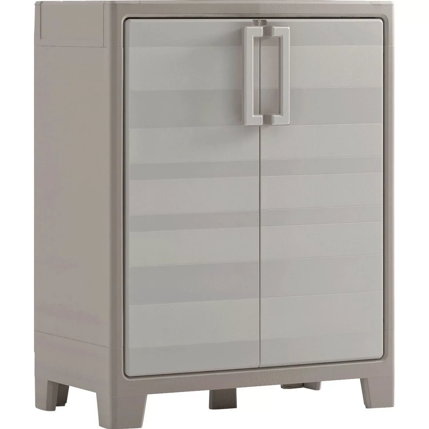 KIS Kunststoffschrank Gulliver Sandbeige 80 x 44 x 100 cm 2 Böden günstig online kaufen