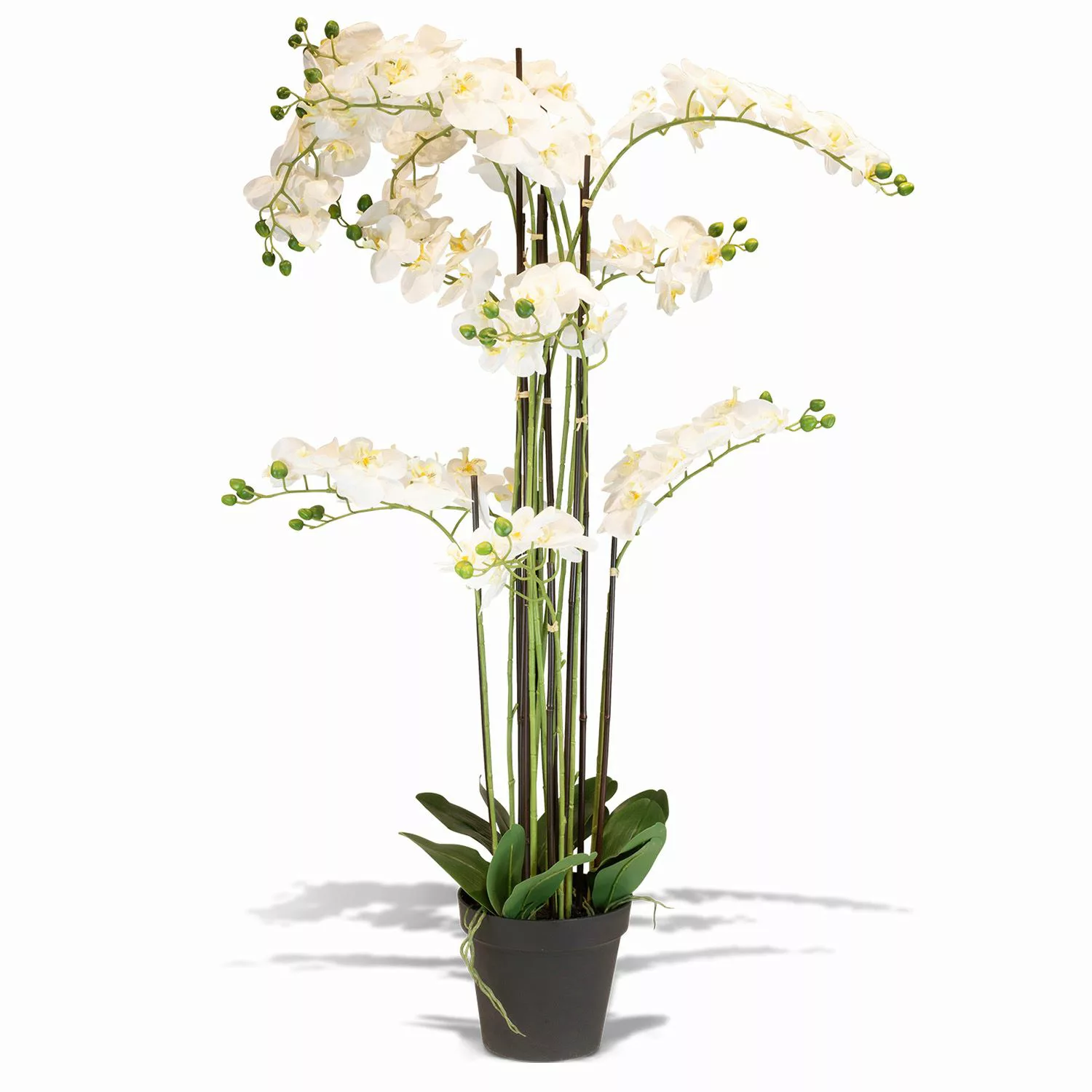 Künstliche Orchidee weiß 140 cm günstig online kaufen