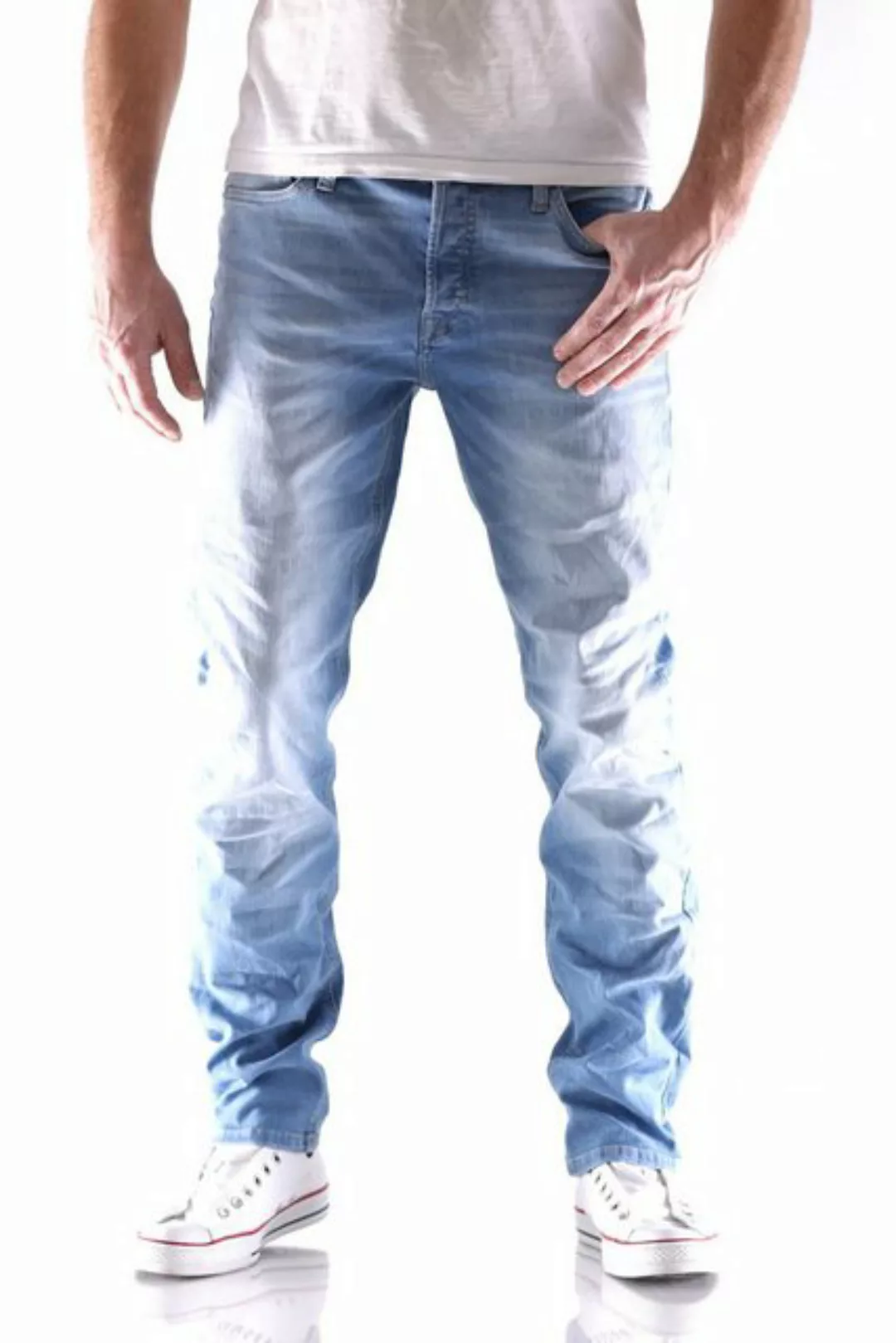 Jack & Jones Slim-fit-Jeans Jack & Jones Tim Original Slim Fit Herren Jeans günstig online kaufen