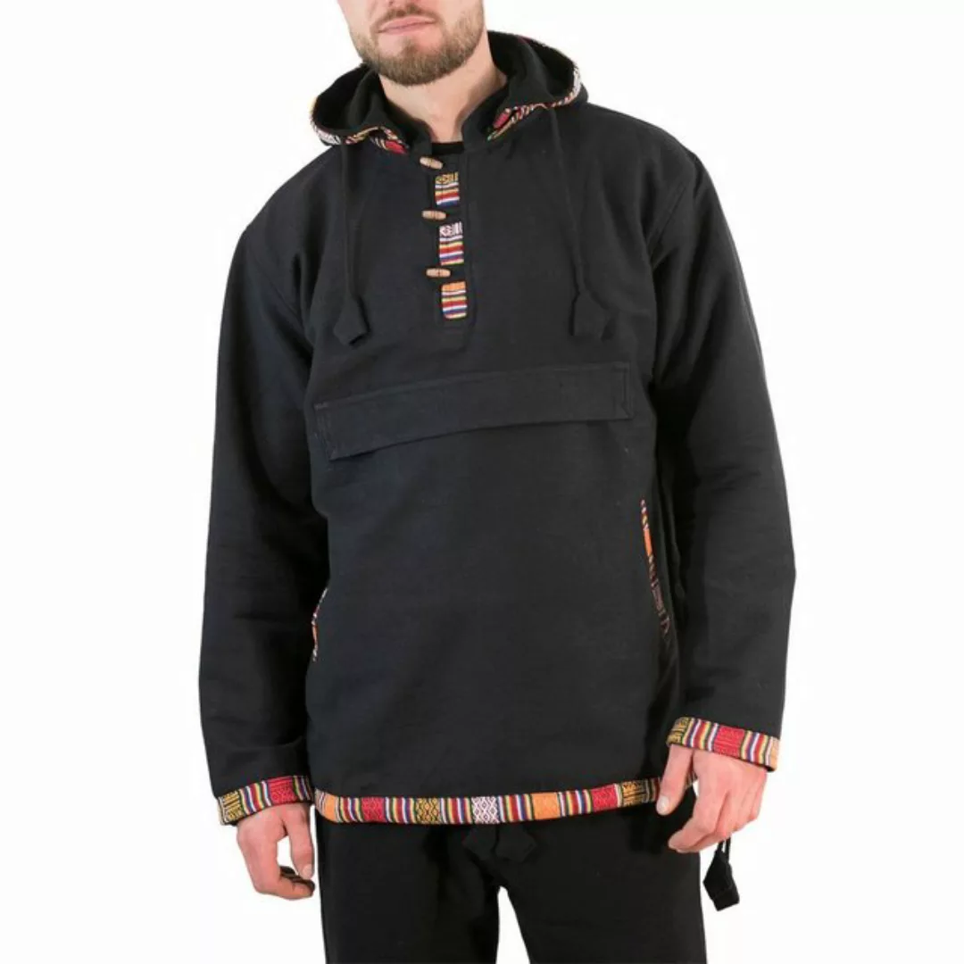 KUNST UND MAGIE Sweatponcho Baja Hoodie Kapuzenpullover mit Fleecefutter un günstig online kaufen