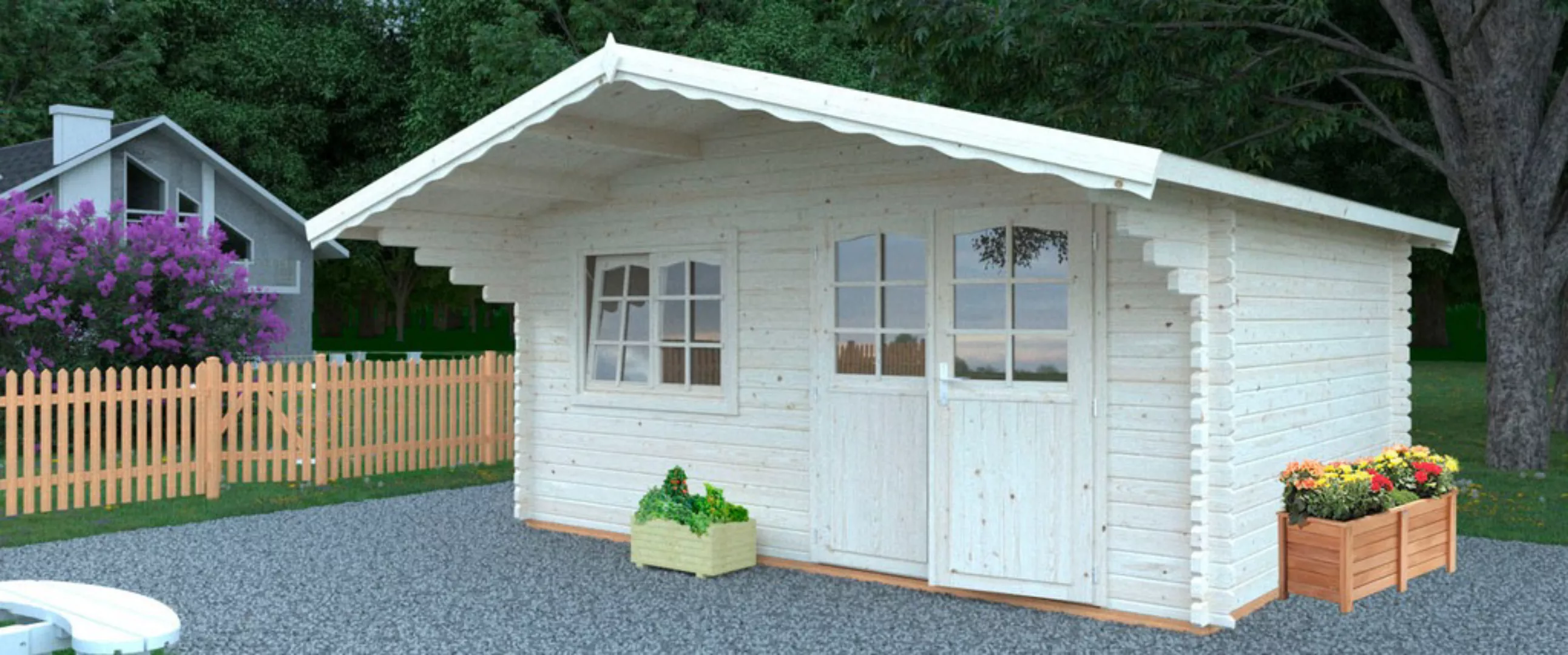 Palmako Gartenhaus "Sally", 15,5 qm günstig online kaufen