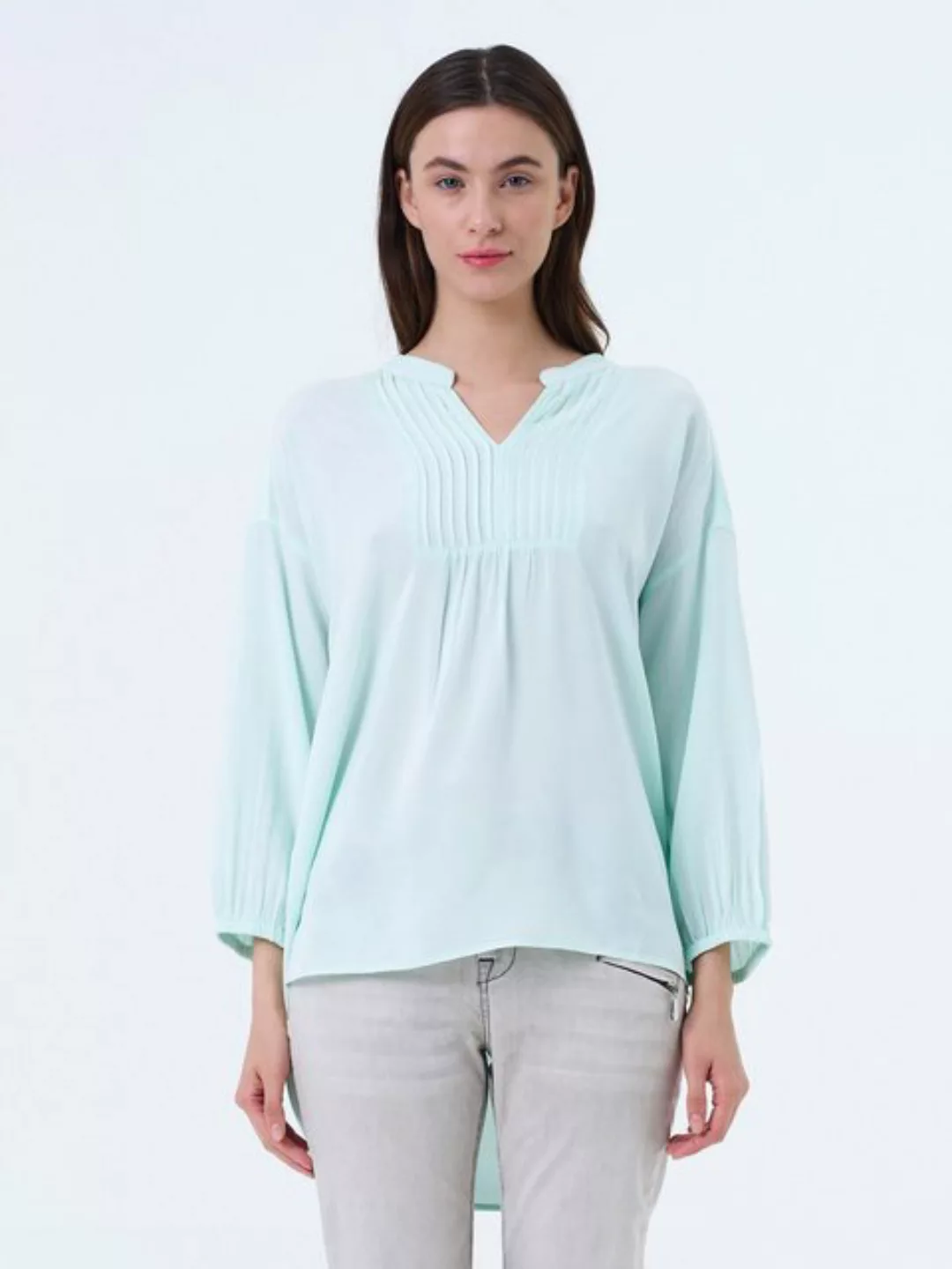 Miracle of Denim Klassische Bluse Women Blouse Basic (1-tlg) günstig online kaufen