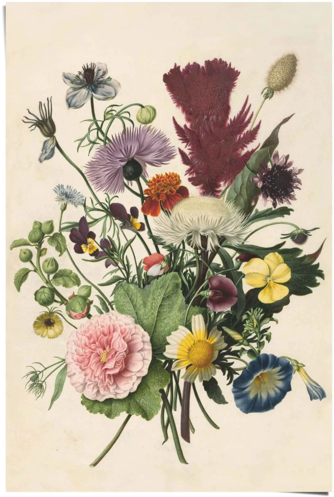 Reinders Poster "Blumenstrauß Stilleben - Blumen - Rijksmuseum", (1 St.) günstig online kaufen