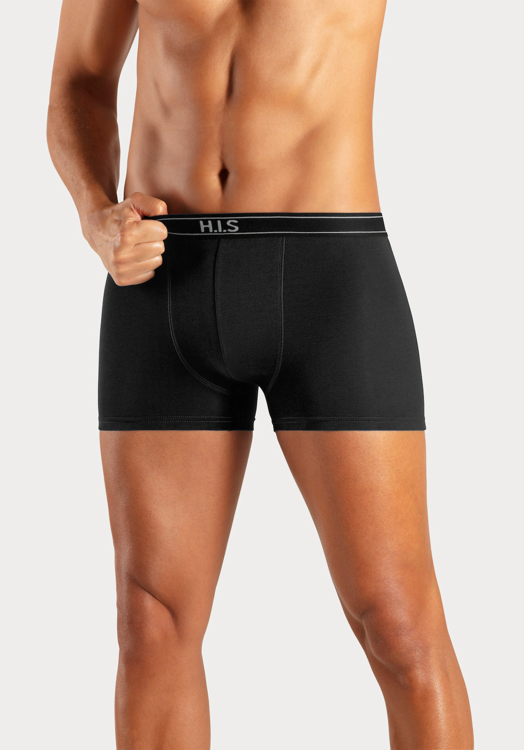 H.I.S Boxer "Boxershorts für Herren", (Packung, 5 St.), mit Steifen und Log günstig online kaufen