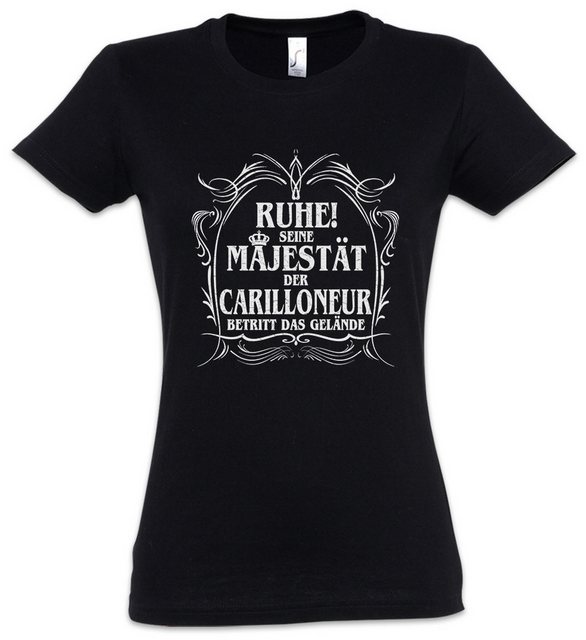 Urban Backwoods Print-Shirt Seine Majestät Der Carilloneur Damen T-Shirt Ca günstig online kaufen