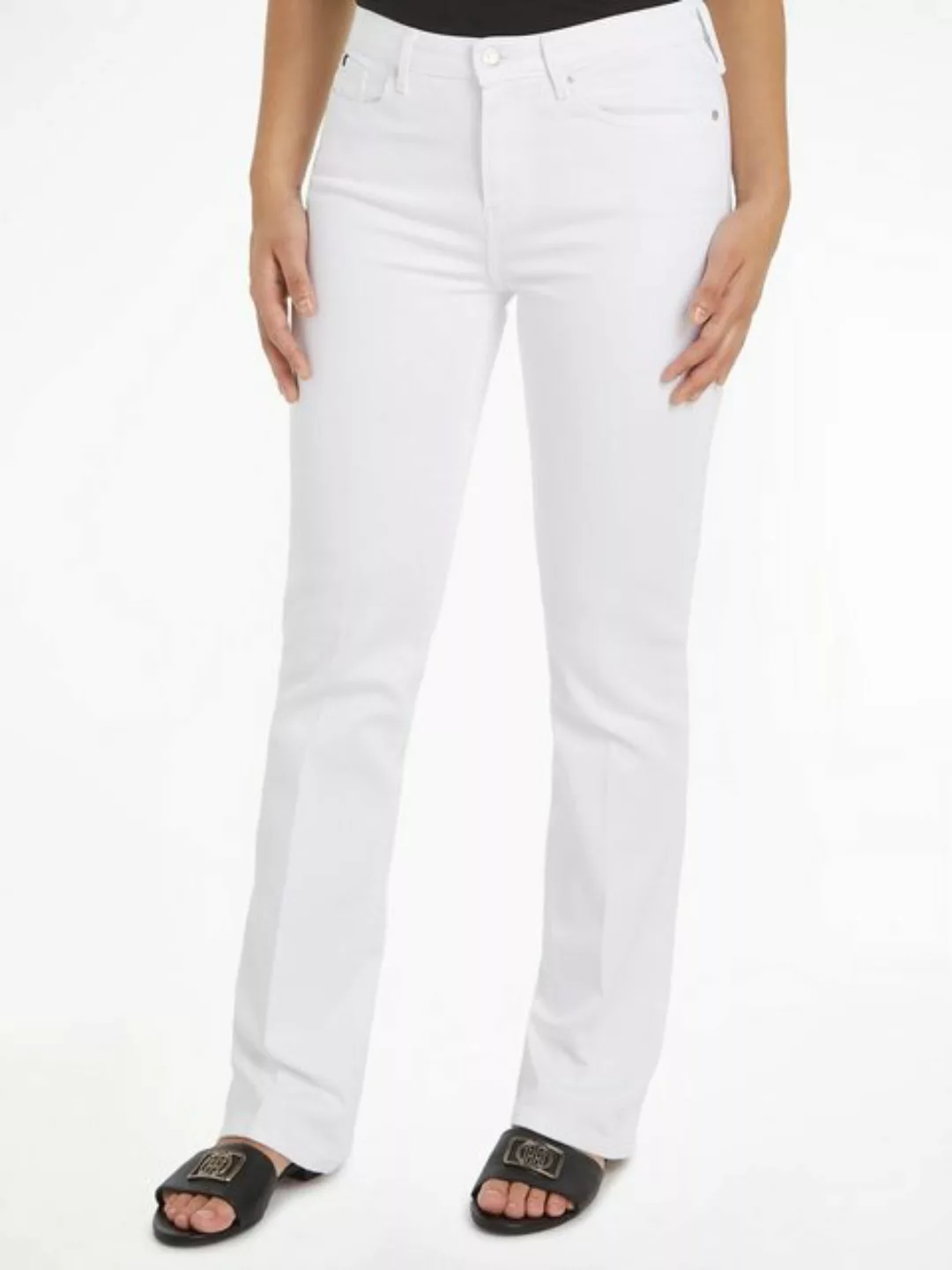 Tommy Hilfiger Bootcut-Jeans mit Bügelfalten günstig online kaufen