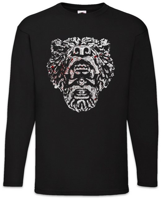 Urban Backwoods Langarmshirt Viking Bear Head Langarm T-Shirt Vikings Norse günstig online kaufen