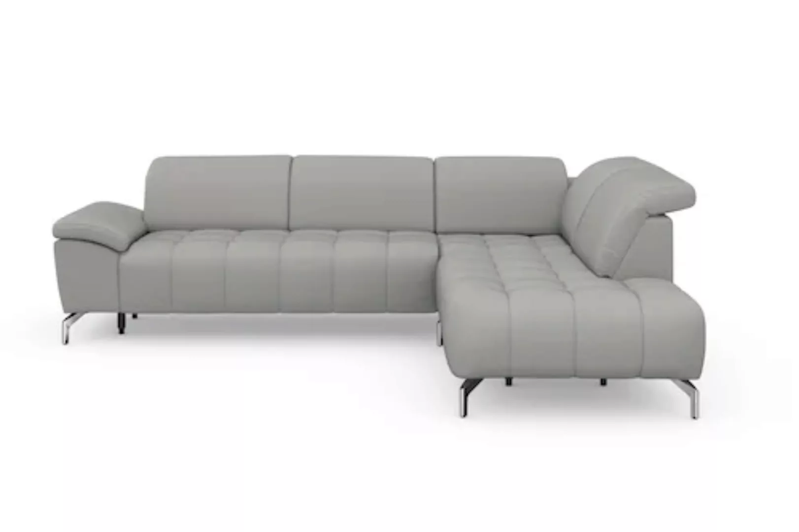 sit&more Ecksofa »Cool L-Form«, wahlweise mit Kopfteilverstellung und Vorzi günstig online kaufen