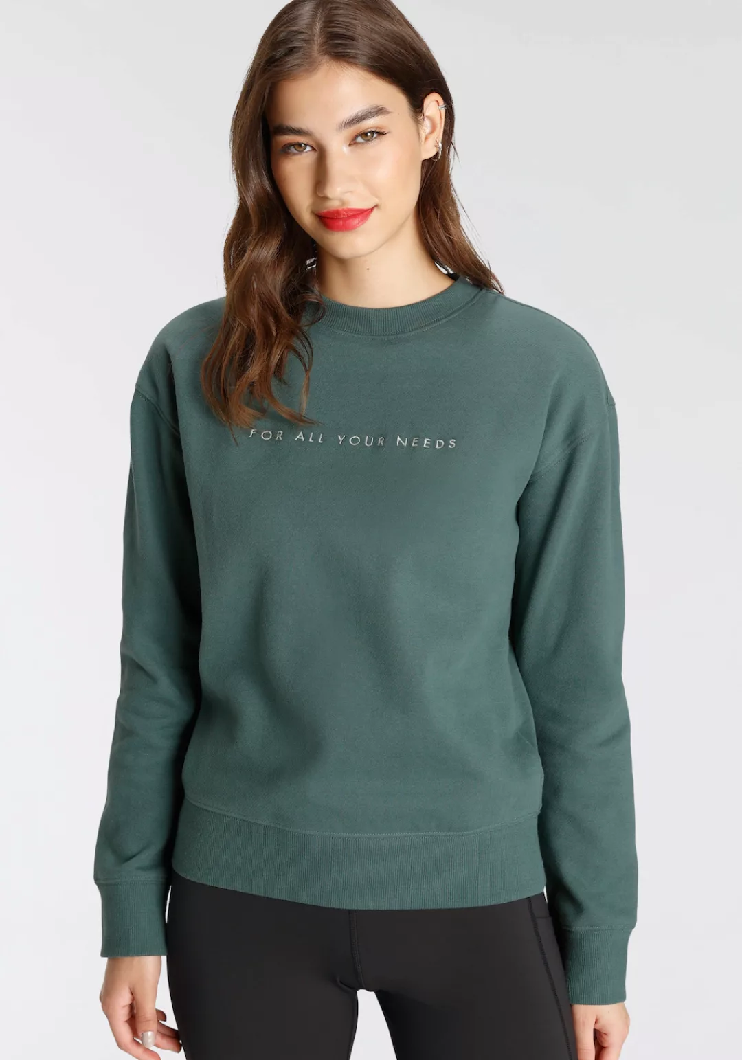 FAYN SPORTS Sweatshirt "Crew Neck", mit Logostickerei günstig online kaufen