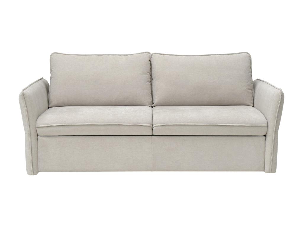 Schlafsofa mit Matratze 3-Sitzer - Stoff - Beige - Liegefläche 140 cm - CEL günstig online kaufen