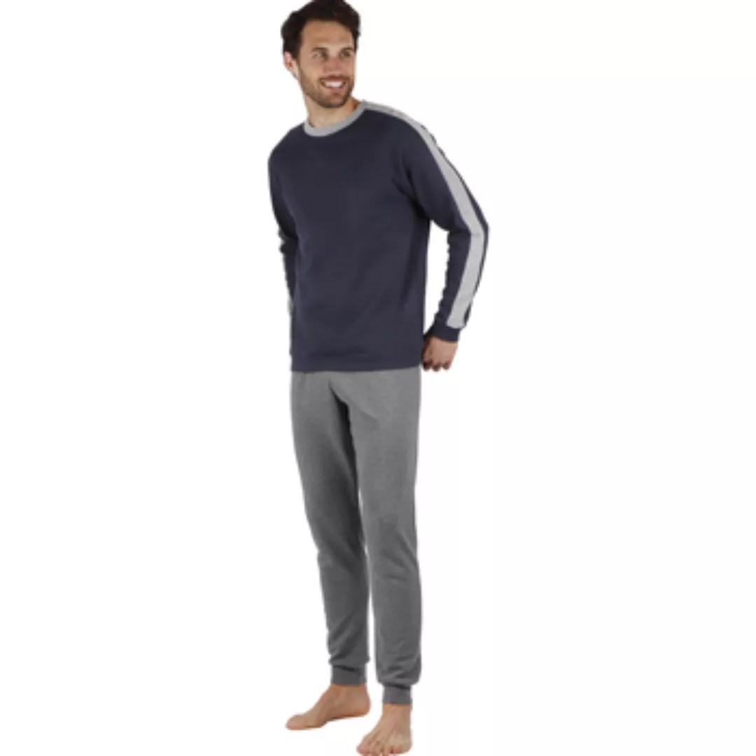 Admas  Pyjamas/ Nachthemden Pyjama Hausanzug Hose und Oberteil langarm Soli günstig online kaufen