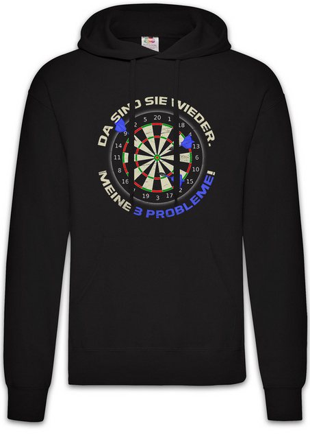 Urban Backwoods Hoodie Darts Probleme Herren Hoodie Dartscheibe Spiel Sport günstig online kaufen