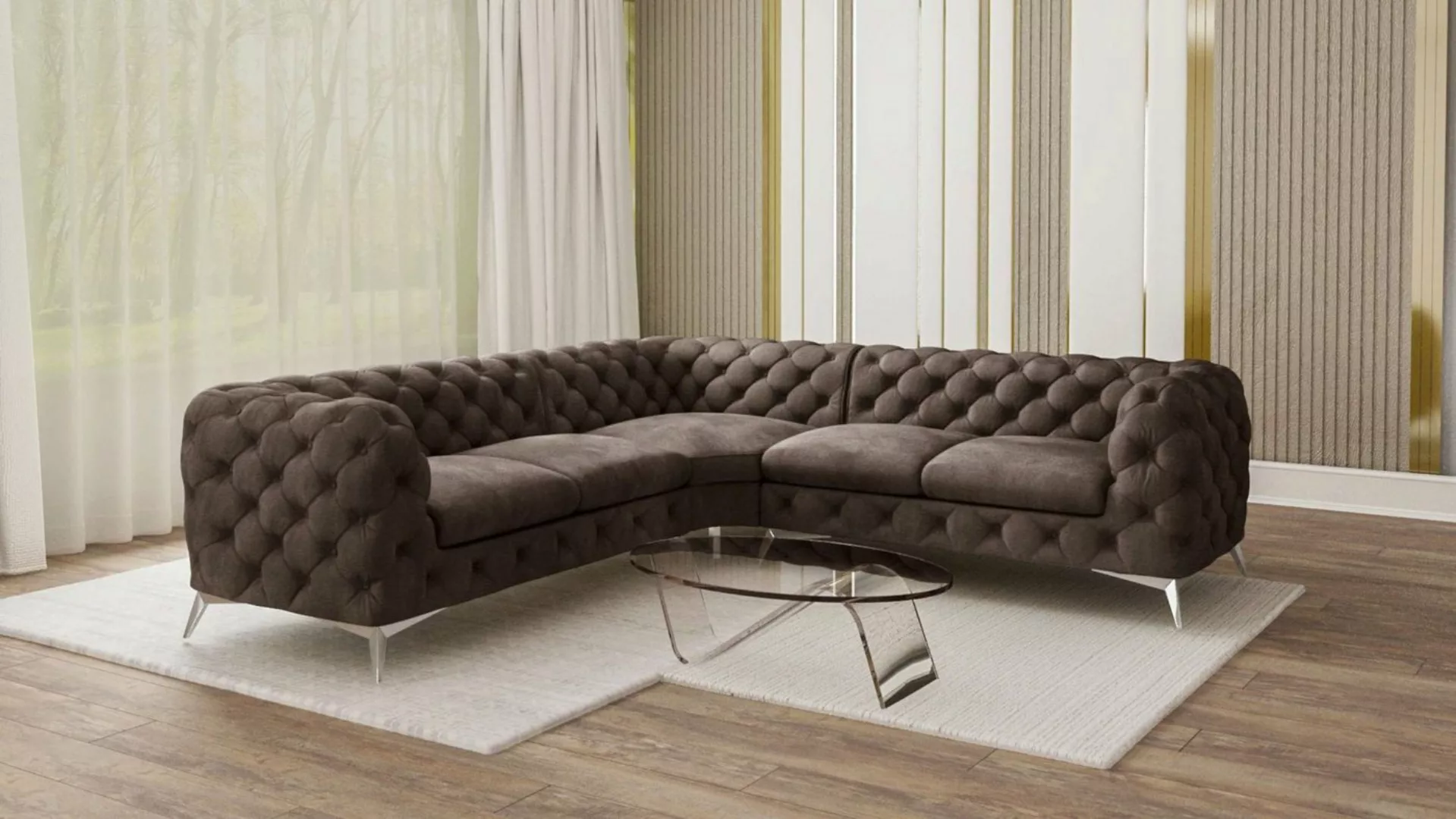 99rooms Ecksofa Medina, L-Form, Eckcouch, Design günstig online kaufen