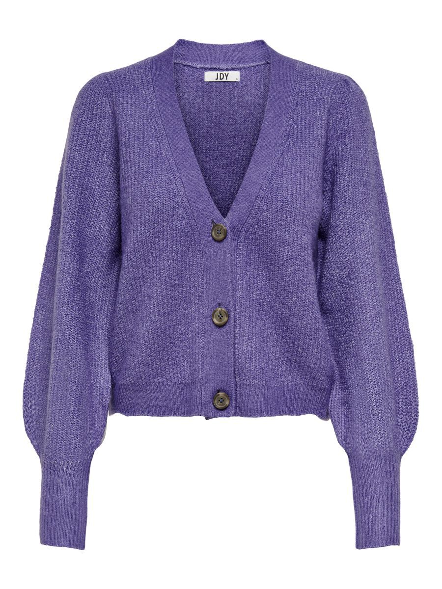 ONLY Rippdesign Strickjacke Damen Violett günstig online kaufen