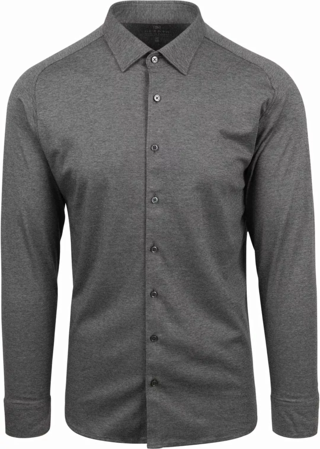Desoto Hemd Bügelfrei Kent Melange Grau - Größe XL günstig online kaufen