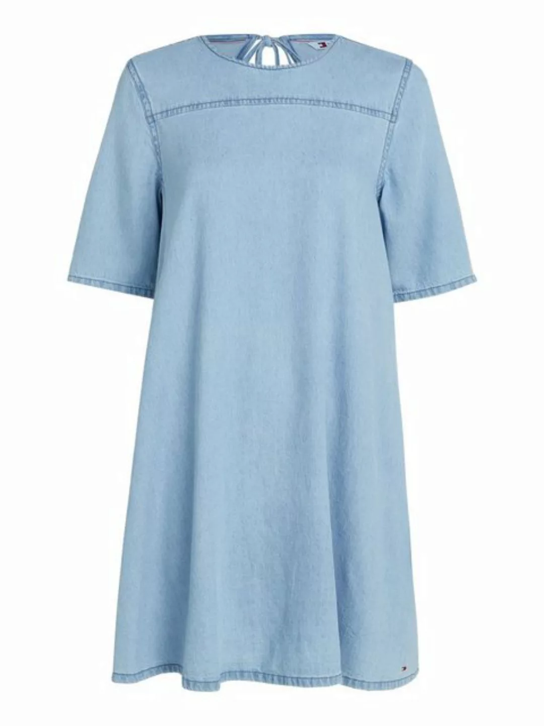 Tommy Jeans Curve Blusenkleid TJW CHAMBRAY A-LINE SS DRESS EXT Große Größen günstig online kaufen