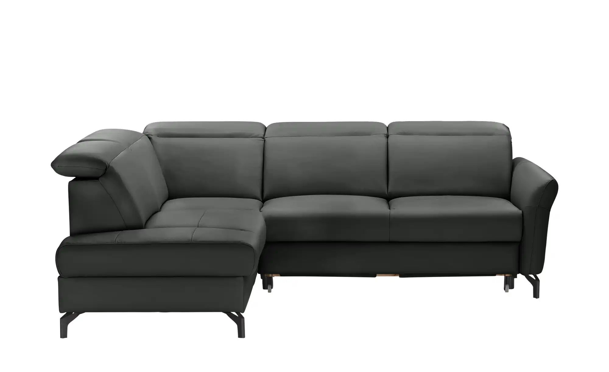 uno Ecksofa  Basel ¦ schwarz ¦ Maße (cm): B: 243 H: 100 T: 200 Polstermöbel günstig online kaufen